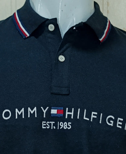 1.1 Tommy Hilfiger Black Polo Shirt