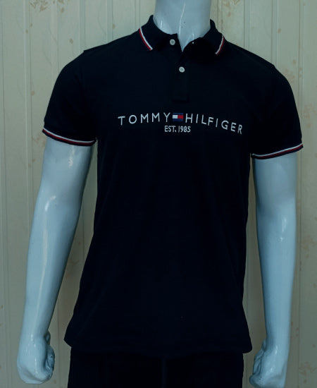 1.1 Tommy Hilfiger Black Polo Shirt