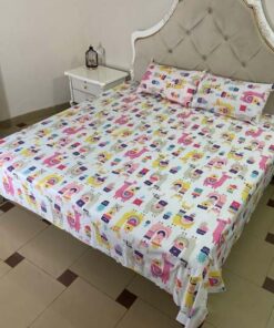 Lama Cartoon Bed Sheet Set