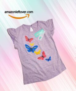 Amazon leftover Pakistan Kids girl T-Shirt Glitter Butterfly
