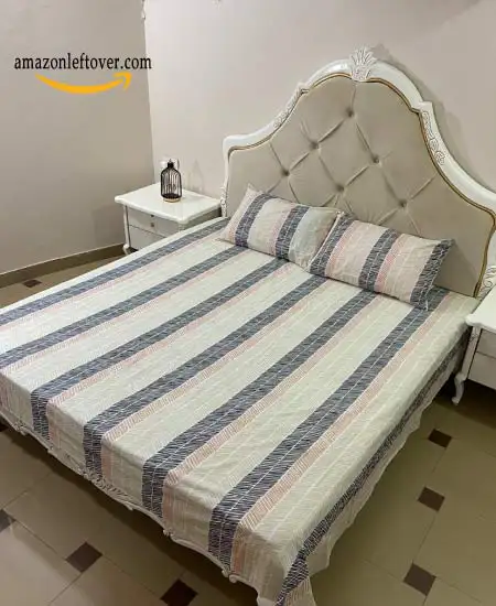 Premium Cotton Bedsheet strips Lines