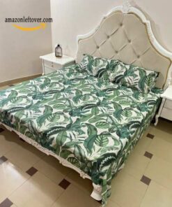 Alternative view of Palms Leaves Bed Sheets