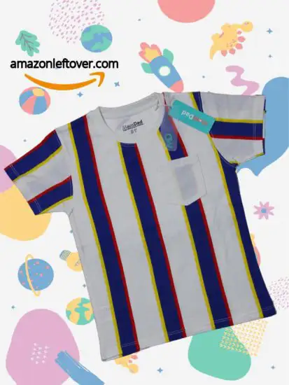 Amazon leftover Pakistan Kids Boys T-shirt Multi Strips
