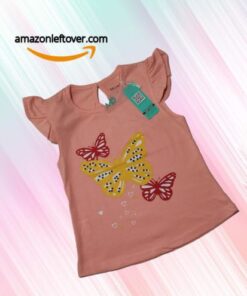 Amazon leftover Pakistan Kids girl T-shirt Butterfly