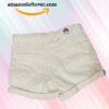 Leftover Girls Denim Shorts Snow White
