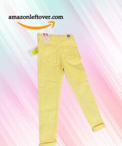 Pakistan amazon leftover Girls Denim Jeans Yellow