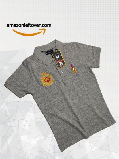 Pakistan Amazon leftover Men Polo Shirt R&L Charcoal