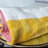 Bath Towel Luxury Red