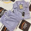 Men's Narrow Multi Dot Night Suit