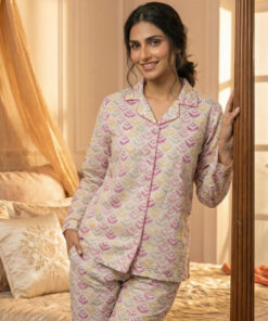 Jungle Pink leaves PJS women's