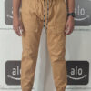 A Za Ra Trousers Khaki Brown 6 Pocket