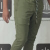 A Za Ra Trousers Khaki Green 6 Pocket