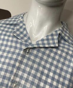 Pakistan Amazon Leftover Men's Blue Check Night Suit JPs