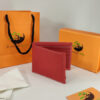 Amazon leftover Jungle Tree Red Leather Wallet 001