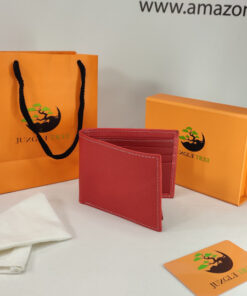 Amazon leftover Jungle Tree Red Leather Wallet 001