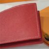 Amazon leftover Jungle Tree Red Leather Wallet 001