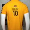Amazon leftover Germany Polo Shirt Mustard Medium