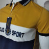 Men's Polo Sport Shirt Mustard Medium