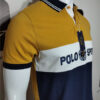 Men's Polo Sport Shirt Mustard Medium