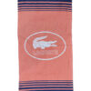 Bath Towel Lacste Pink