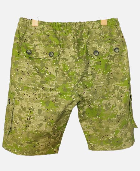 A Zaraa Cotton Shots for Mens Green Army 6