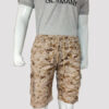 A Zaraa Cotton Shots for Mens Khaki Brown Army 6