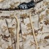 A Zaraa Cotton Shots for Mens Khaki Brown Army 6