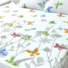 Cotton Satin Bedsheet Butterfly TC-240 Jungle Tree