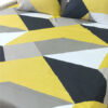 Cotton Satin Bedsheet Elegant Geometric TC-400