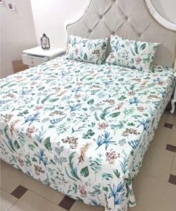 Cotton Satin Bedsheet TC-240 Jungle Tree