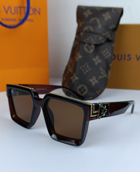 LV MILLIONAIRES Sunglasses Glossy Brown