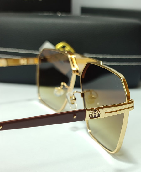 Gold hotsell brown sunglasses