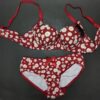 Flora 2PC Bra Red 36