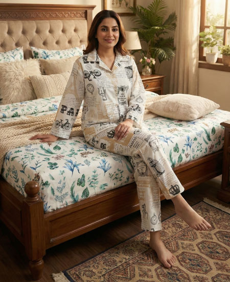 Jungle Tree Night Suit Paris - Image 4