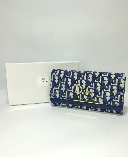 LADIES WALLET C Di-Or Blue