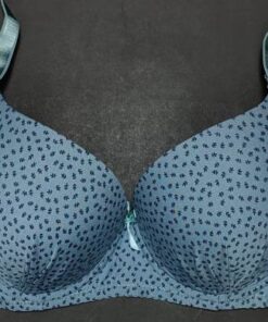 Little Leaves Pushup Bra Blue 38
