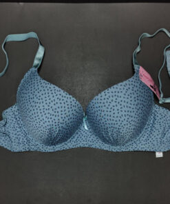 Little Leaves Pushup Bra Blue 38