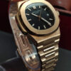 PATK PHLIPE Nautilus 3700J Rose Gold Black Dail