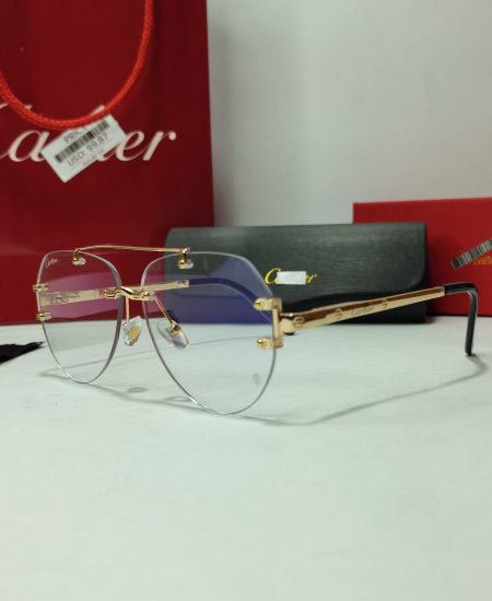 Carter Gold Aviator Power Glasses Frame