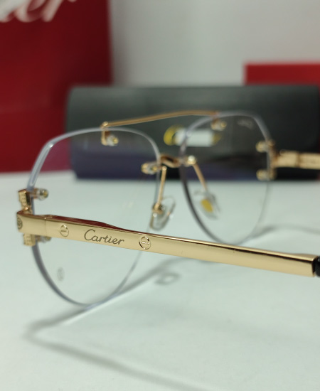 Gold aviator 2024 glasses frames