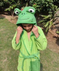 Alternative view of Kids Frog Bathrobe