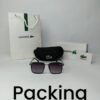 Lacoste sunglasses packing