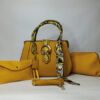 CD 3Pc Mustard Handbag