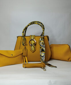 CD 3Pc Mustard Handbag