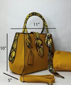 Alternative view of CD handbags 3Pc Mustard