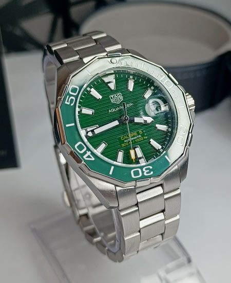 TAG Heuer watch Aquaracer Green Dial WAY201S.BA0927 - Image 3