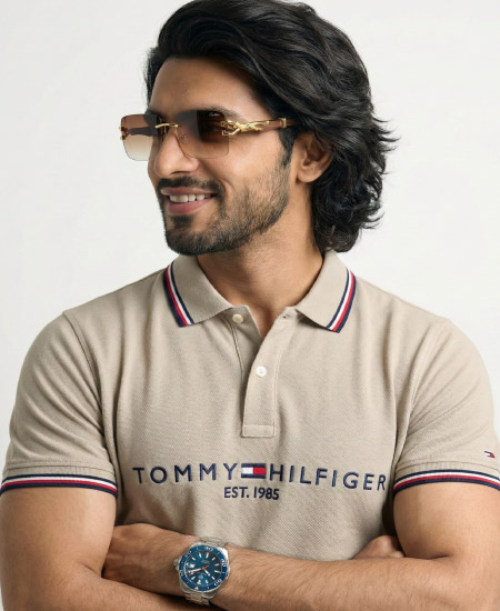 Tommy Hilfiger Stone Gray Polo Shirt