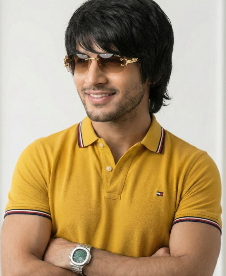 2.1 Tommy Hilfiger Mustard Polo Shirts