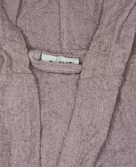 Light Purple Bathrobe Luxury Cotton