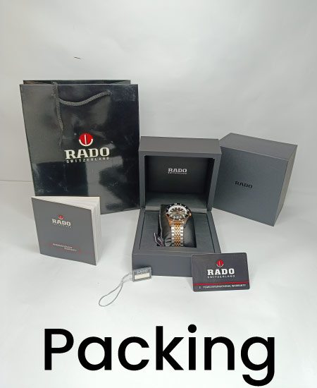 Rado watch packing